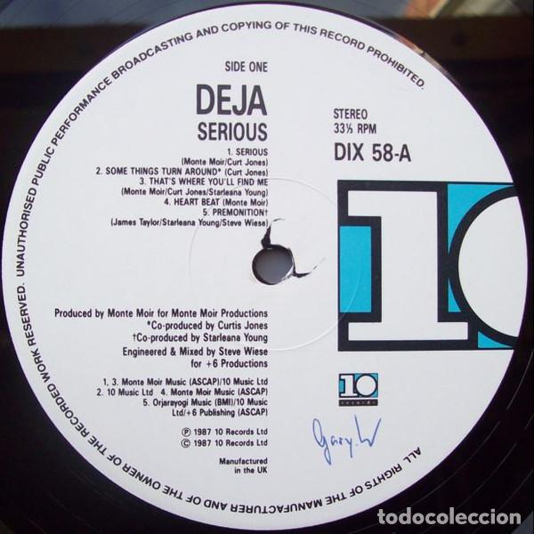 Discos de vinilo: D&eacute;j&agrave;, Serious - LP Album Stereo - Foto 3