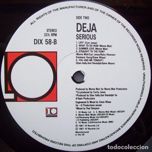 Discos de vinilo: D&eacute;j&agrave;, Serious - LP Album Stereo - Foto 4