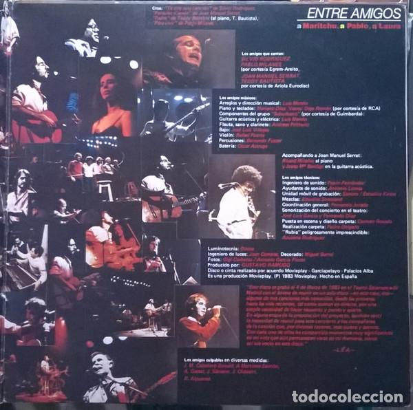 Discos de vinilo: Luis Eduardo Aute, Entre Amigos - LP - Foto 3