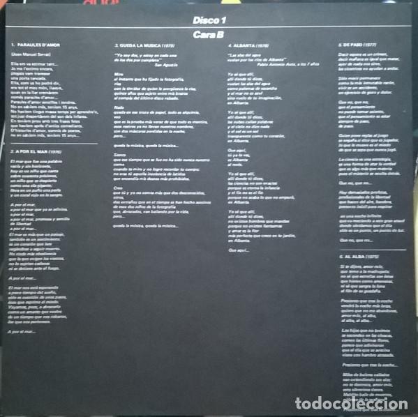 Discos de vinilo: Luis Eduardo Aute, Entre Amigos - LP - Foto 9