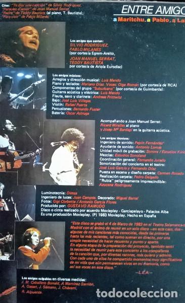 Discos de vinilo: Luis Eduardo Aute, Entre Amigos - LP - Foto 13