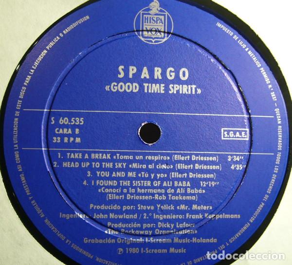 Discos de vinilo: Spargo, Good Time Spirit - LP - Foto 4