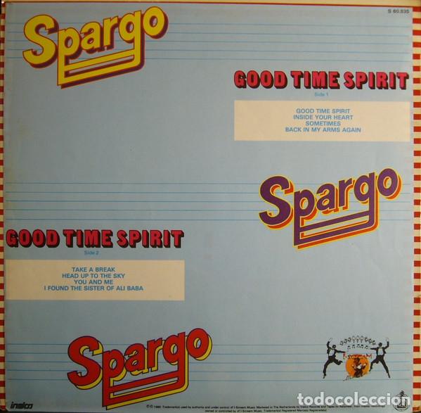 Discos de vinilo: Spargo, Good Time Spirit - LP - Foto 6