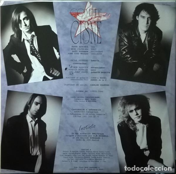 Discos de vinilo: Comit&eacute; Cisne, Instinto - LP - Foto 5