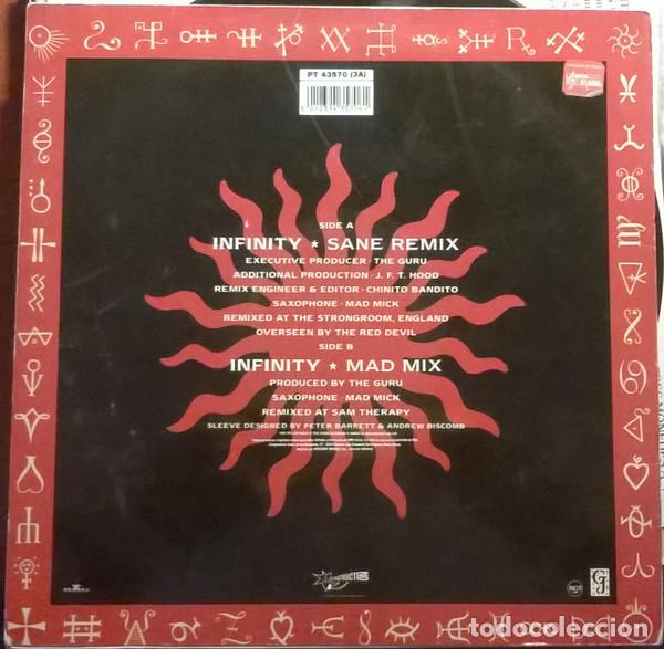 Discos de vinilo: Guru Josh, Infinity (The Remix) - 12 inch - Foto 2