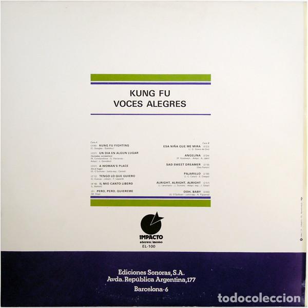 Discos de vinilo: Voces Alegres, Kung F&uacute; - LP - Foto 2