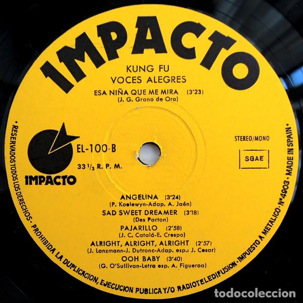 Discos de vinilo: Voces Alegres, Kung F&uacute; - LP - Foto 4