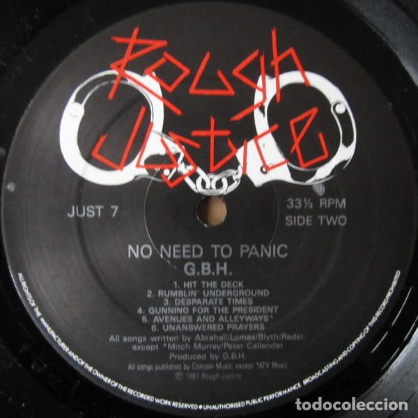 Discos de vinilo: G.B.H., No Need To Panic - LP - Foto 6