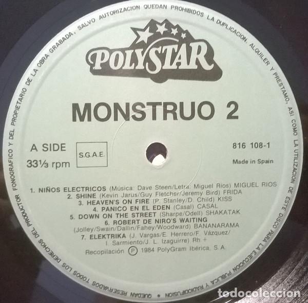 Discos de vinilo: Various, Monstruo-2 - LP - Foto 3