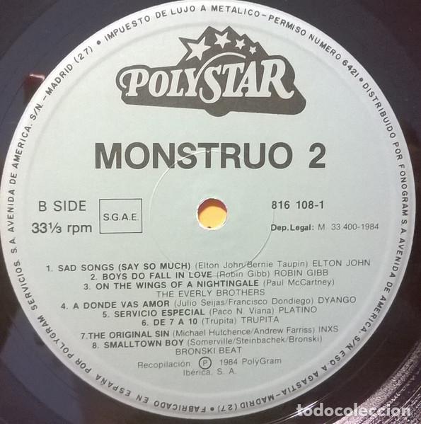 Discos de vinilo: Various, Monstruo-2 - LP - Foto 4