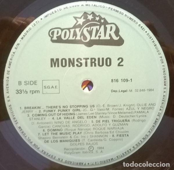 Discos de vinilo: Various, Monstruo-2 - LP - Foto 6
