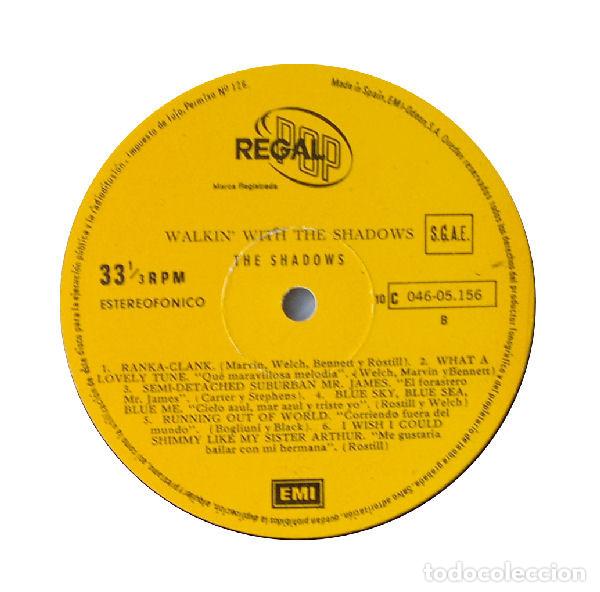 Discos de vinilo: The Shadows, Walkin With The Shadows - LP - Foto 4