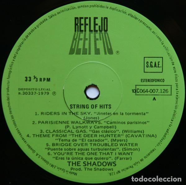 Discos de vinilo: The Shadows, String Of Hits - LP - Foto 3