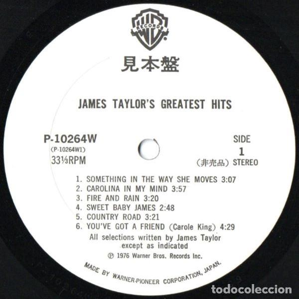 Discos de vinilo: James Taylor, Greatest Hits - LP - Foto 4