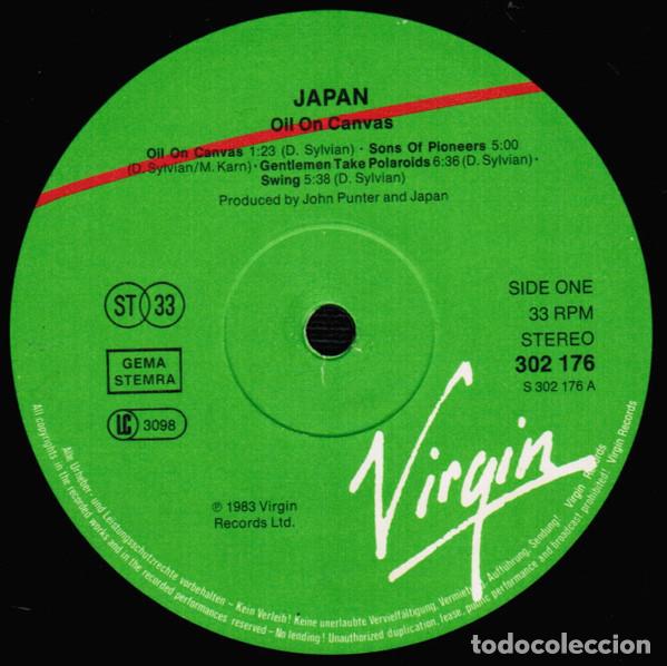 Discos de vinilo: Japan, Oil On Canvas - LP - Foto 4