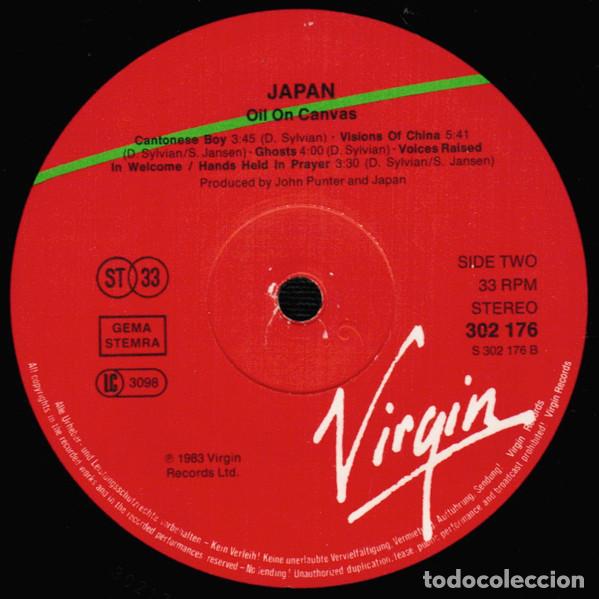 Discos de vinilo: Japan, Oil On Canvas - LP - Foto 5