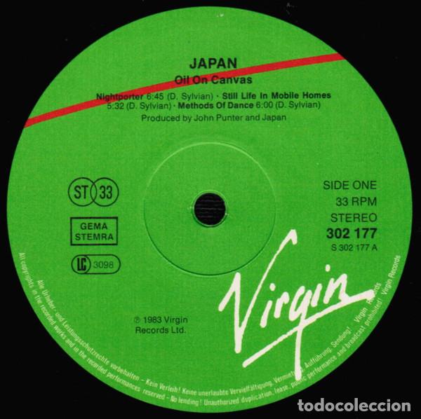 Discos de vinilo: Japan, Oil On Canvas - LP - Foto 6