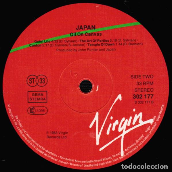Discos de vinilo: Japan, Oil On Canvas - LP - Foto 7