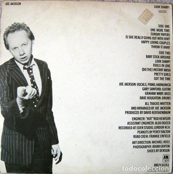 Discos de vinilo: Joe Jackson, Look Sharp! - LP - Foto 2