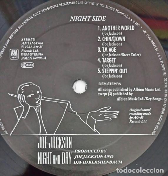 Discos de vinilo: Joe Jackson, Night And Day - LP - Foto 4
