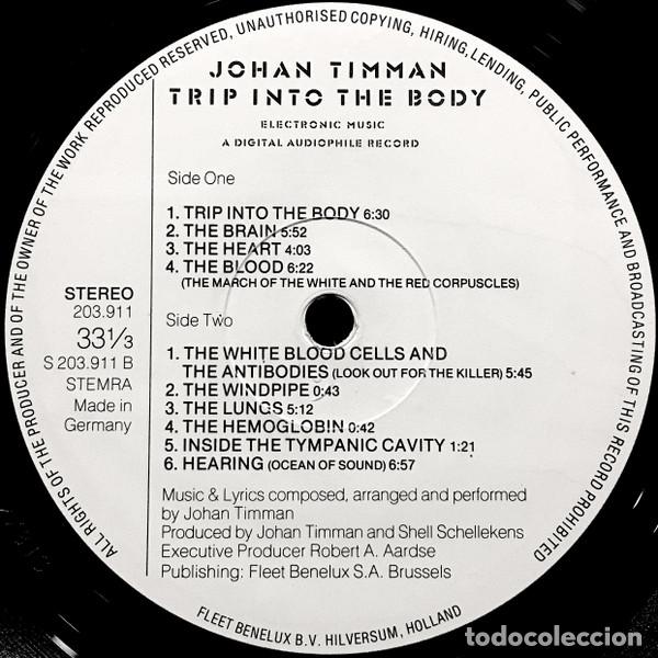 Discos de vinilo: Johan Timman, Trip Into The Body - LP - Foto 4