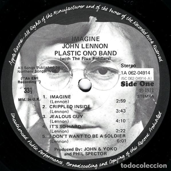 Discos de vinilo: John Lennon, Imagine - LP - Foto 3