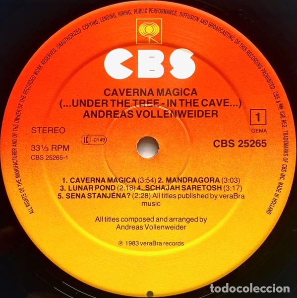 Discos de vinilo: Andreas Vollenweider, Caverna Magica - LP - Foto 3
