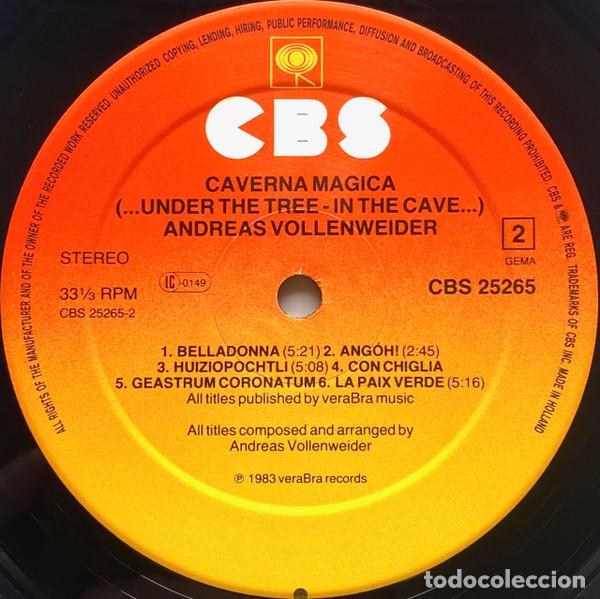 Discos de vinilo: Andreas Vollenweider, Caverna Magica - LP - Foto 4