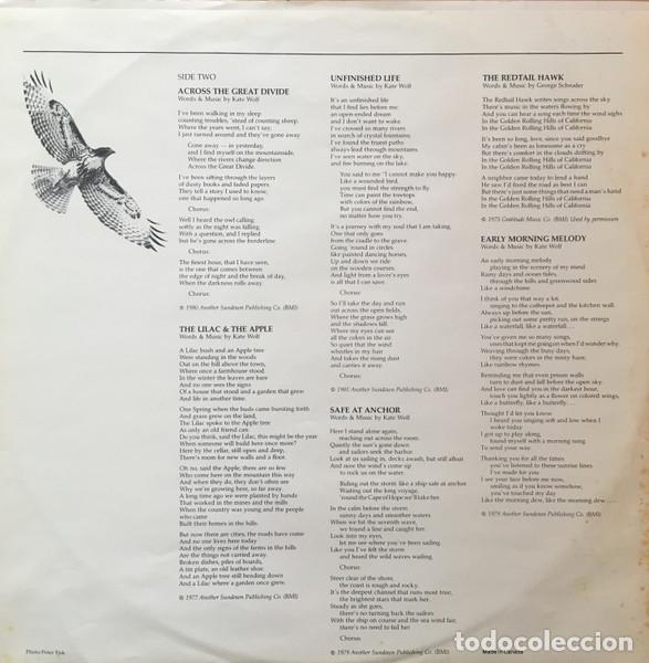 Discos de vinilo: Kate Wolf, Gold In California - LP - Foto 9