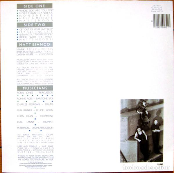 Discos de vinilo: Matt Bianco, Whose Side Are You On - LP - Foto 2