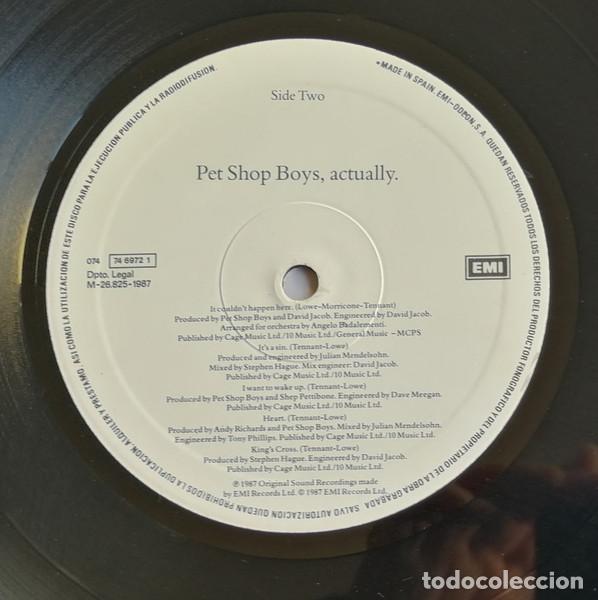 Discos de vinilo: Pet Shop Boys, Actually - LP - Foto 4