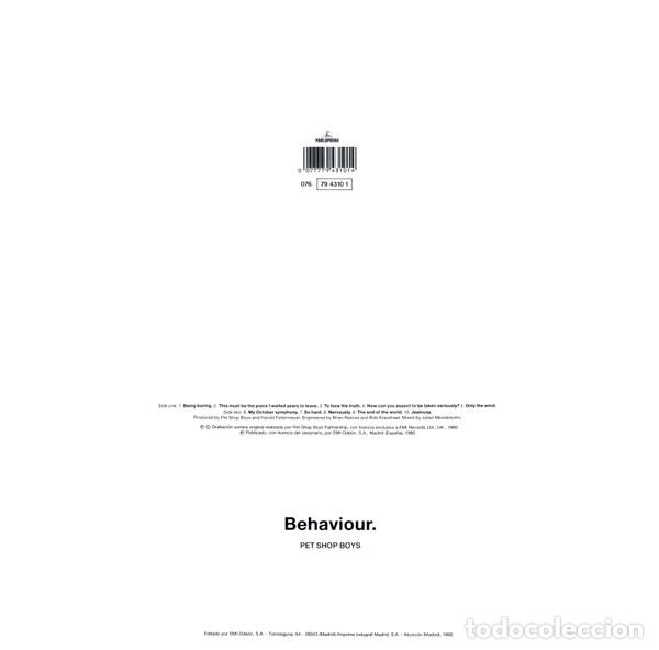 Discos de vinilo: Pet Shop Boys, Behaviour - LP - Foto 2
