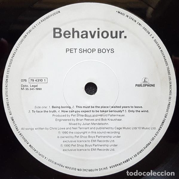Discos de vinilo: Pet Shop Boys, Behaviour - LP - Foto 3