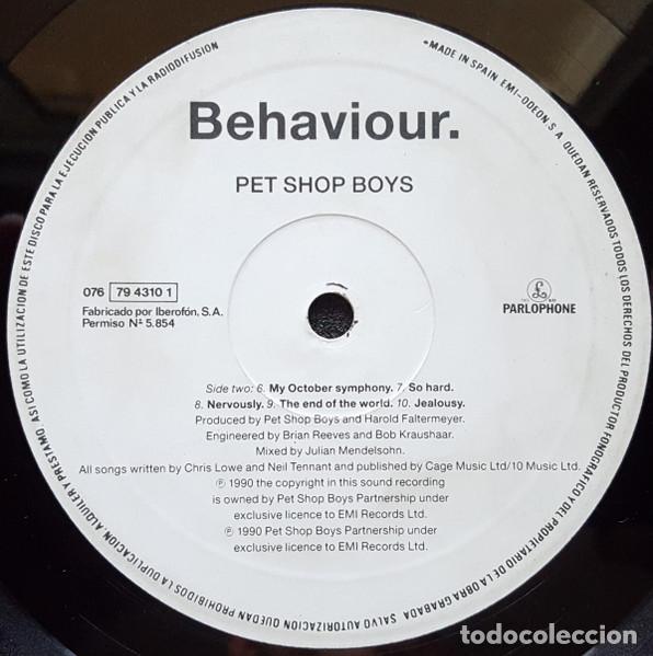 Discos de vinilo: Pet Shop Boys, Behaviour - LP - Foto 4