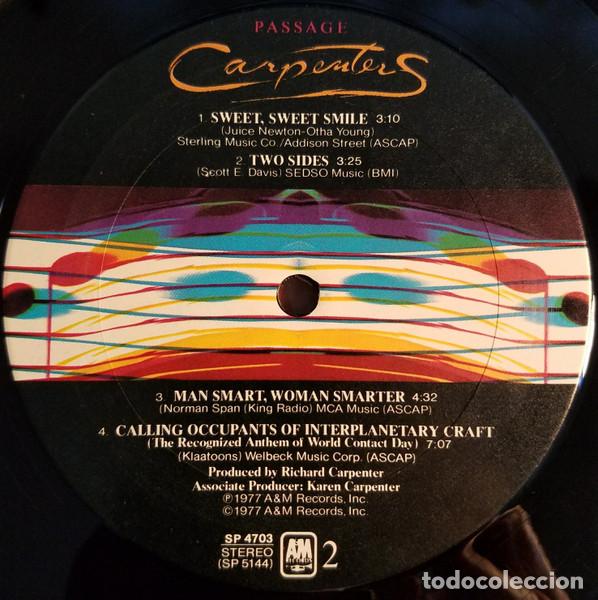 Discos de vinilo: Carpenters, Passage - LP - Foto 4