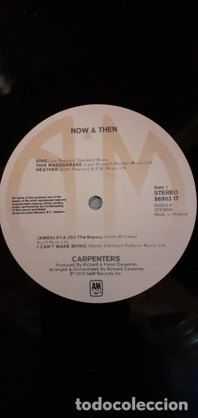 Discos de vinilo: Carpenters, Now & Then - LP - Foto 5