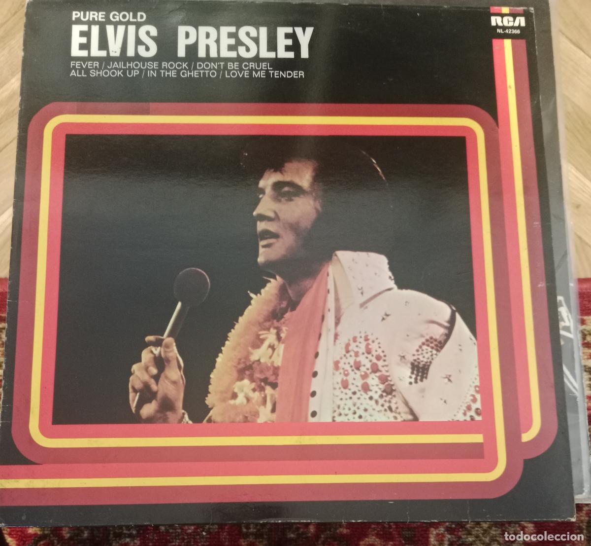 Discos de vinilo: Elvis Presley &ndash; Pure Gold Lp Europa 1989