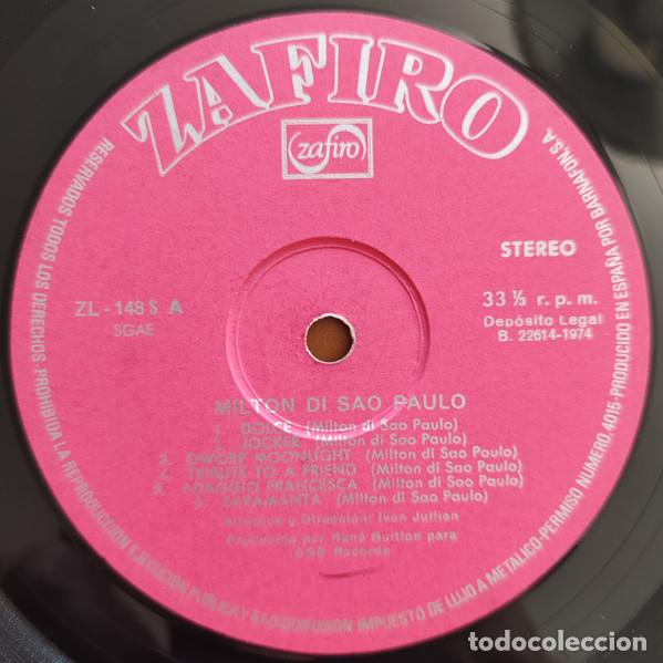 Discos de vinilo: Milton Di Sao Paulo, Dolce - LP - Foto 5