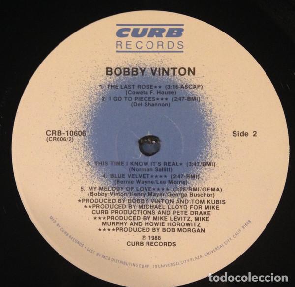 Discos de vinilo: Bobby Vinton, Bobby Vinton - LP - Foto 4