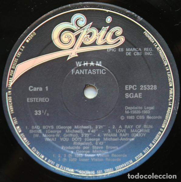 Discos de vinilo: Wham!, Fantastic - LP - Foto 3