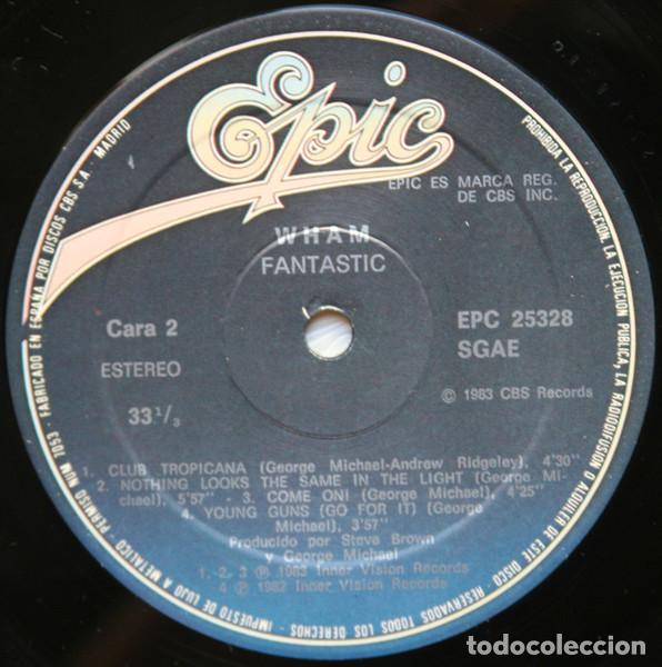 Discos de vinilo: Wham!, Fantastic - LP - Foto 4