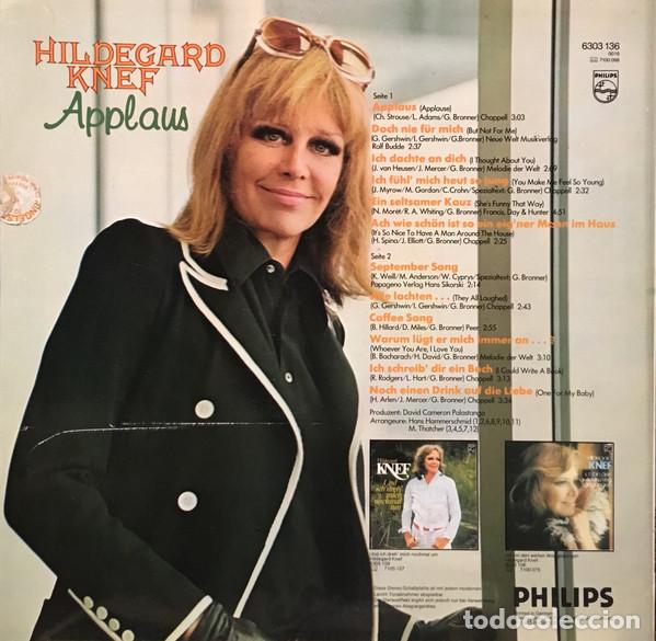 Discos de vinilo: Hildegard Knef, Applaus - LP - Foto 2