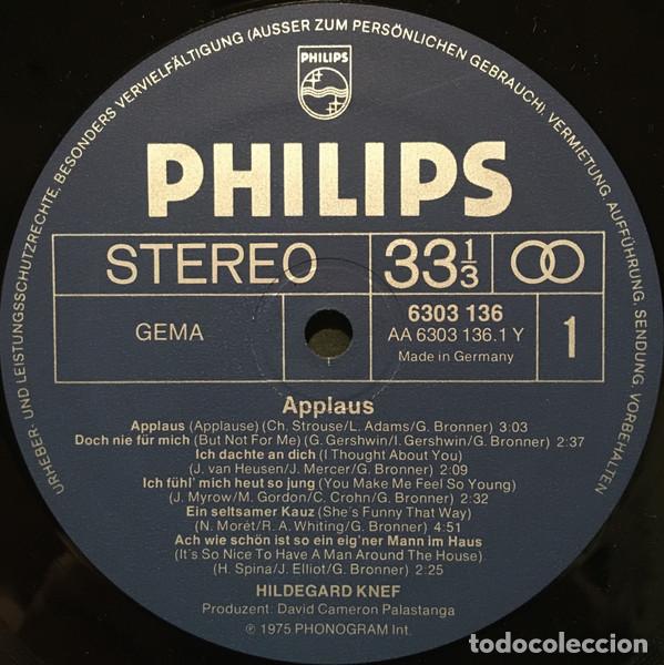 Discos de vinilo: Hildegard Knef, Applaus - LP - Foto 3