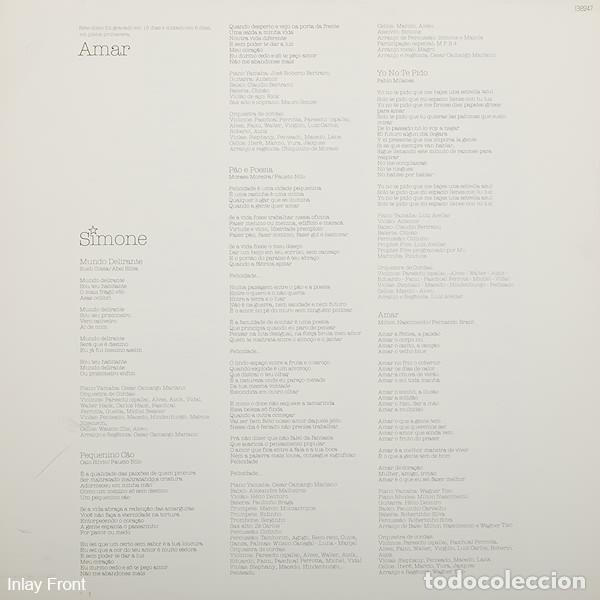 Discos de vinilo: Simone, Amar - LP Album Stereo - Foto 5