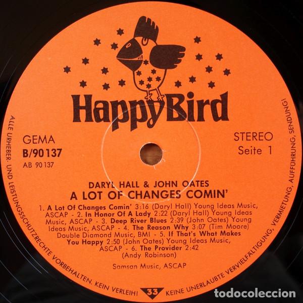 Discos de vinilo: Daryl Hall & John Oates, A Lot Of Changes Comin - LP - Foto 3