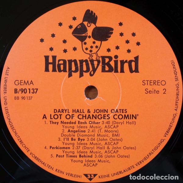 Discos de vinilo: Daryl Hall & John Oates, A Lot Of Changes Comin - LP - Foto 4