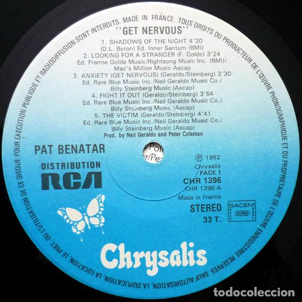 Discos de vinilo: Pat Benatar, Get Nervous - LP - Foto 3