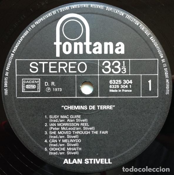 Discos de vinilo: Alan Stivell, Chemins De Terre - LP - Foto 5