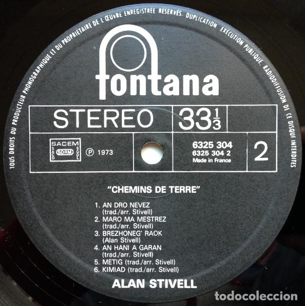 Discos de vinilo: Alan Stivell, Chemins De Terre - LP - Foto 6