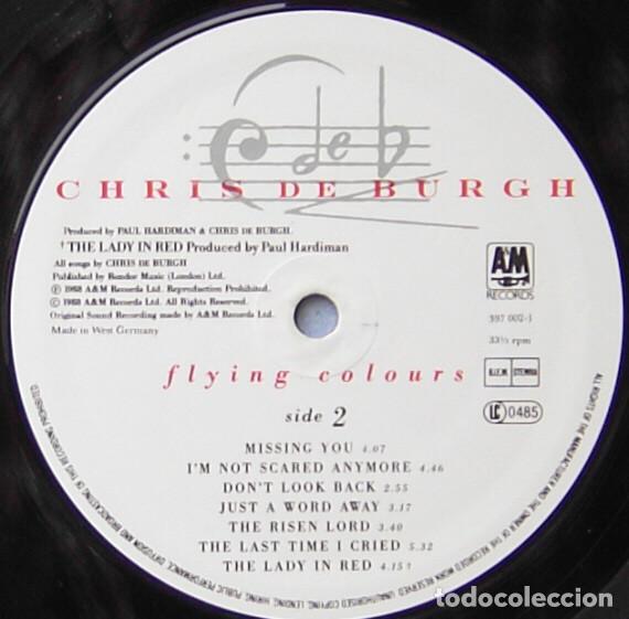 Discos de vinilo: Chris de Burgh, Flying Colours - LP - Foto 4